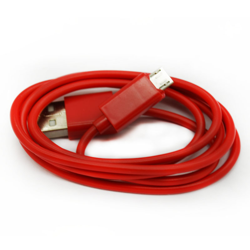 3.3FT/1M Red Micro USB Data Cable for Samsung Galaxy S4 S3 III Note 2 II I9500